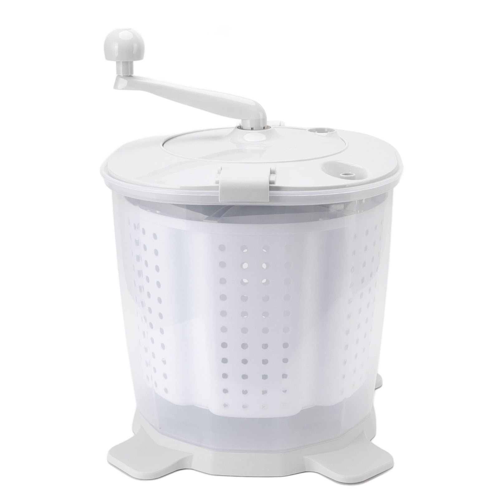 Sorven Hand Crank Manual Washing Machine Manual Washing Machine, Portable Manual Washing Machine Nordic Grey for Dormitory