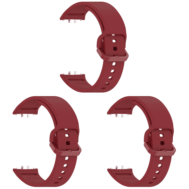Correa Silicona Repuesto para Reloj Galaxy Fit 3 2024 () Roja