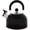 Black(2 Quarts), variant on 2 Quart Stainless Steel Whistling Tea Kettle The Stovetop And Water Boilers For Your Dorm Condo Or Apartment. (black)