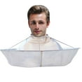 thumbnail image 4 of Hair Capes Cloak Hair Trimming Barbershop Household Salon Sunnimix Capa de corte de pelo plegable, 4 of 5