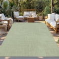 thumbnail image 2 of Sage Green Burlap Texture Outdoor Rug 5x7 Ft - Reversible Patio Rug Outdoor Camping Rugs, Farmhouse Vintage Sage Green Washable Indoor Outdoor Area Rugs, Non-Slip Outdoor Carpet Runner for Deck/Porch, 2 of 8