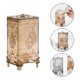 thumbnail image 2 of Soporte de la bola de algodón: Caja dispensadora de contenedores de plástico con almohadilla de algodón, caja en relieve para baño, organizador de almacenamiento para el hogar, 2 uds., 2 of 5