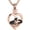 Rose Gold, variant on Heart Cremation Jewelry for Ashes Heart Wolf Pendant Locket Stainless Steel Keepsake Memorial Funeral Urn Necklace for Men Women With Box Chain