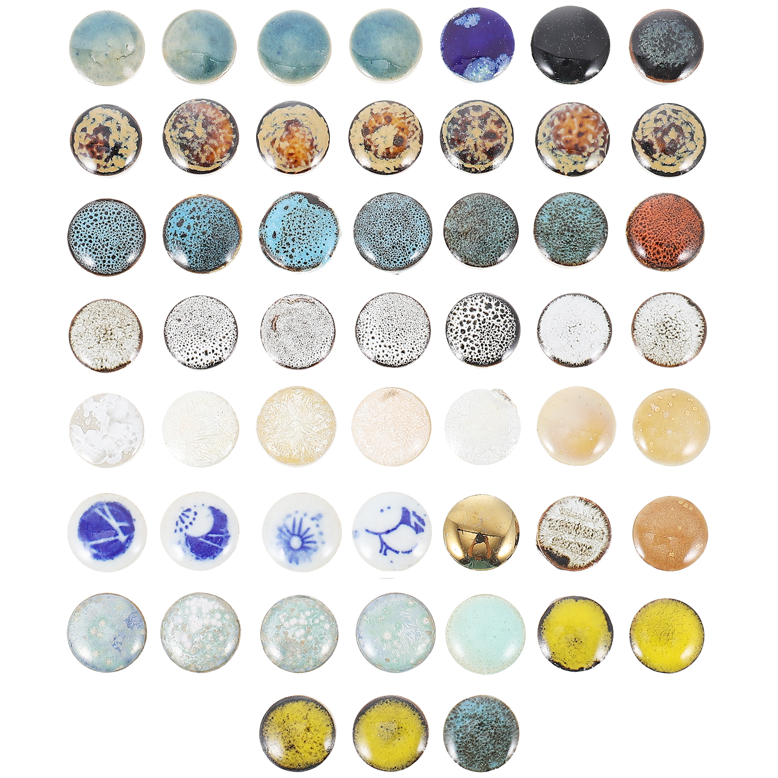 NUOLUX Mosaic Tiles Tile Ceramic Pieces Tiles Porcelaincrystal Crafts