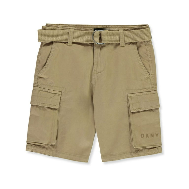 DKNY Boys Twill Cargo Shorts Big Boys