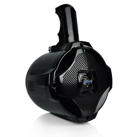 Lanzar AQAWBS64BK - 6.5'' Bluetooth Wakeboard Speaker, Active-Powered Marine Tower Speaker, 2-Way Water Resistant, 1000 Watt
