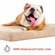 thumbnail image 3 of Cama Ortopédica para Perro Brindle Negro Carbón con Memory Foam y Cubierta de Velvetón Extraíble, 3 of 6
