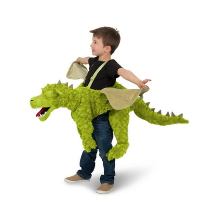 Halloween Child Green Ride-In Dragon Costume