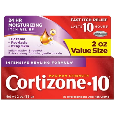 Cortizone 10 Maximum Strength Intensive Healing Anti-Itch Cream, 2 oz