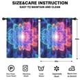 thumbnail image 2 of Blackout Kids Curtains,Colorful Tie Dye Burst Flower Pattern Childrens Insulated Curtains Set Of 2,Bedroom Essentials,Toddler Room Decor 52"x63", 2 of 5