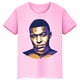 thumbnail image 3 of Camiseta de algodón rosa de verano de manga corta con estampado de Mbappé para niños, ropa informal para niños y niñas, camisetas deportivas, 3 of 5