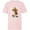 Soft Pink, variant on Disney Mickey Mouse Earth Day Nature Outdoors Pose Fill - Short Sleeve T-Shirt for Kids - Customized-White