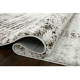 thumbnail image 4 of Loloi Bliss Shag Grey / Cream 7'-10" x 10' Area Rug, 4 of 6