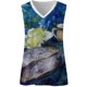 thumbnail image 4 of Tops de chaleco de impresión sin mangas de ocio con cuello en V de moda para mujer Fridja  qr5794, 4 of 5