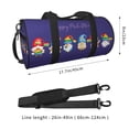 thumbnail image 4 of Bingfone Happy Pride Month Gnome Print Gym Duffle Backpack for Men Women,Travel Weekender Carry-On Bags with Detachable Back Pack Straps for Traveling Overnight Climb Sports, 4 of 8