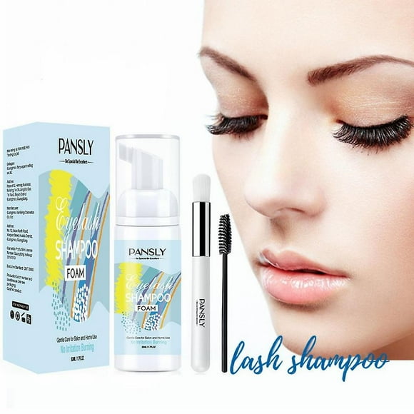 Lash Shampoo For Eyelash Extension Lash Cleaner Eyelash Shampoo With Soft Brush