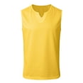 thumbnail image 4 of Krdevn Men's V Neck Tank Top Sleeveless Undershirt for Summer Casual Wear,Tank Tops Men,M, 4 of 5