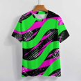 thumbnail image 3 of Animal Print Patterns Women's Short Sleeve T-Shirt Crew Neck Casual Summer Trendy Loose Fit Tops, 3 of 6