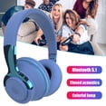 thumbnail image 1 of Auriculares Inalámbricos Led H2 Con Bluetooth 5,1, Auriculares Portátiles Ajustables Multifuncionales Con Cancelación De Ruido Scienceny EL016420-03, 1 of 5