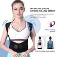 thumbnail image 4 of Corrector de postura VOKOKOYA para mujeres y hombres ajustable, 4 of 7