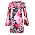 thumbnail image 4 of Conjunto de disfraz de flor de moda para mujer, vestido acampanado maravilloso, vestido elegante, ropa METRO Baoblaze Traje Hippie Mujeres Adultos, 4 of 8