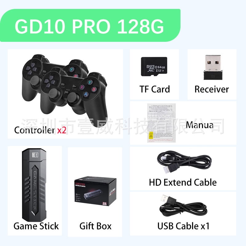 Game console wireless high-definition TV 4K dual-handle home game console double-player battle entry-level