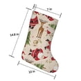 thumbnail image 2 of Christmas Stockings,Beige Christmas Santa and Animal Pattern Stockings Christmas,14.8'' Xmas Stockings,Christmas Party Favors,Christmas Party Decorations,Christmas Stockings Personalized, 2 of 5
