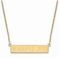 thumbnail image 2 of Women's Winnipeg Jets Gold Plated Small Bar Necklace, 2 of 3