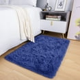 thumbnail image 3 of Softlife Super Soft Rug for Living Room Kids Room Fluffy Rugs for Dorm Room Cute Plush Carpet for Bedroom,2' x 3',Navy Blue, 3 of 7