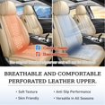 thumbnail image 6 of Leather Seat Covers for Hyundai Most 98% Cars SUVs,Car Seat Covers Front Set,Waterproof Car Seat Protectors with Airbag,Comfort Interior Cover Seats for Cars(Beige,Pillows), 6 of 6
