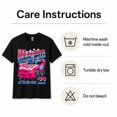 thumbnail image 5 of Cosmic Speed Race Car Graphic T-Shirt, Unisex Classic Fit, Cotton-Rich 180 GSM, Front Print, 5 of 5