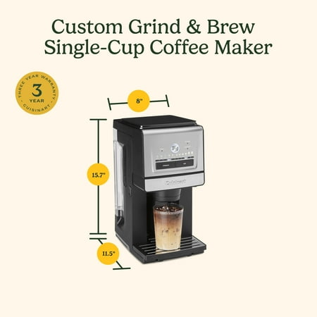 Cuisinart Custom Grind & Brew Single-Cup Coffee Maker