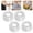 #-20PCS-06, variant on Reusable Aluminum Foil Food Covers, 8.7 Inch Aluminum Foil Insulation Cover, Heat-Insulating Aluminum Foil Food Covers, Elastic Foil Covers for Kitchen Freshness Preservation and Insulation (10Pcs)