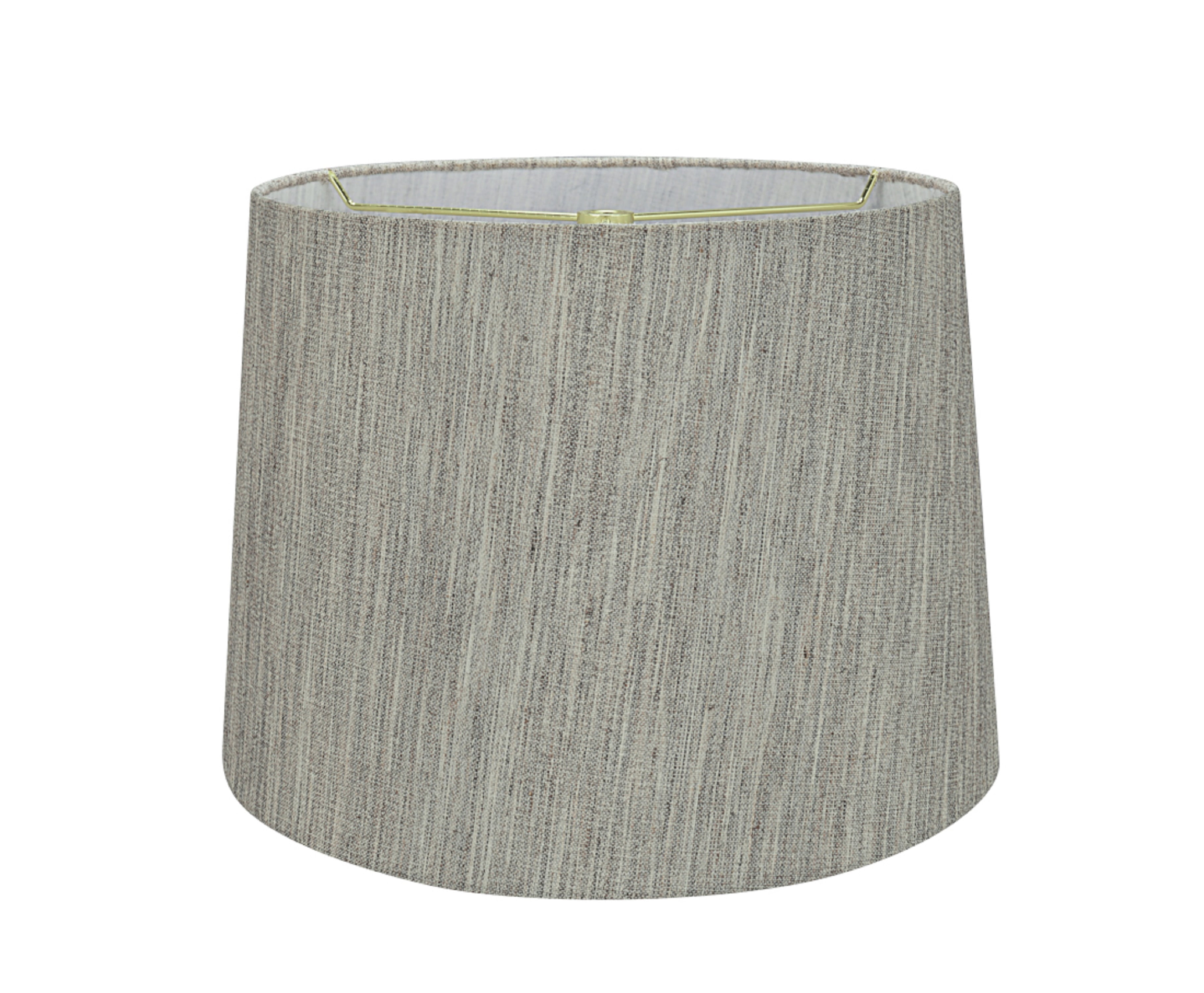 Aspen Creative 32951 Transitional Hardback Empire Shaped Spider Construction Lamp Shade in Light Grey, 14" wide (12" x 14" x 10")