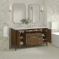 thumbnail image 4 of James Martin Vanities 485-V60D-WLT-3EJP Myrrin 60" Double Basin Wood Vanity Set -, 4 of 7