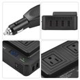 thumbnail image 4 of Inversor de corriente para automóvil de 200 W Convertidor de CC de 12 V a CA de 110 V con pantalla d Irfora Cargador de coche, 4 of 7