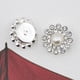 thumbnail image 4 of 100 piezas de adornos de cristal de diamantes de imitación de perlas, broche de decoración, artesanía DIY para diadema con lazo de flores, accesorio de vestido de 14mm (plata), 4 of 5