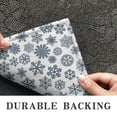 thumbnail image 6 of Blue Christmas Snowflake Pattern Door Rugs,Washable Non Slip Door Mats Indoor,Decorative Door Mats,Entry Mat Indoor for Entrance,Bedroom,Kitchen,Bathroom,16"x24", 6 of 6