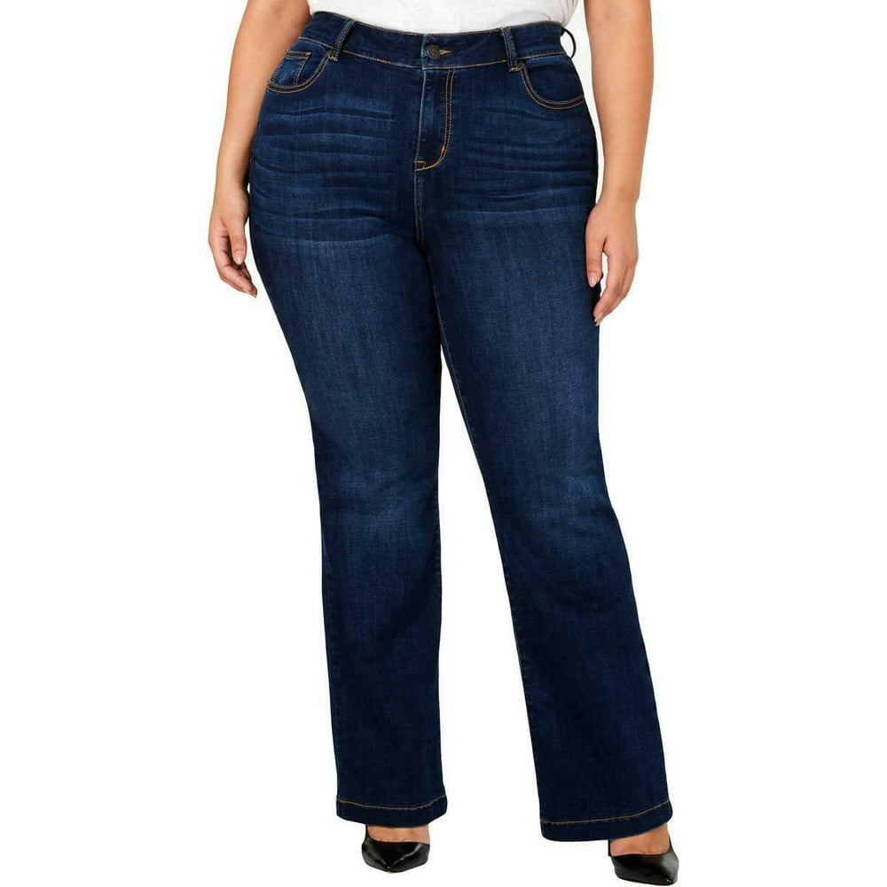 Womens Jeans Plus Bootcut Leg Stretch 20W - Walmart.com - Walmart.com