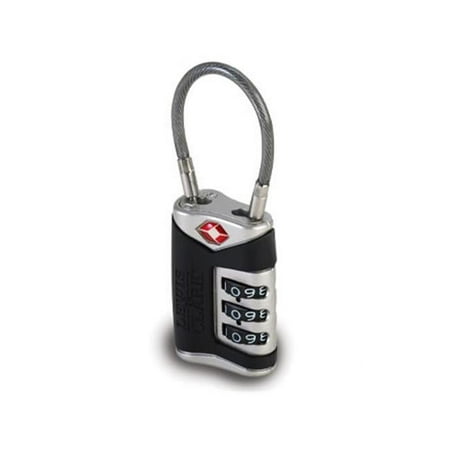 Travel Sentry Cable Lock, Black