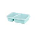thumbnail image 2 of Gumesh Bento Snack Box Containers, 2 Compartment Divided Stackable Food Storage Containers , Meal Prep Lunch Container, 2 of 6