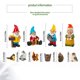 thumbnail image 3 of Figuras En Miniatura De Gnomos De Resina, , Decoraciones De Enanos De Arte Multiusos, Adornos De Jardín De Hadas Encantadores Para El Hogar, Escritorio, Interior Y Exterior10 Uds. Guardurnaity HA013115-00, 3 of 7