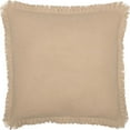 thumbnail image 4 of VHC Brands Burlap Natural Tan Euro Sham, Euro-26x26, 4 of 6