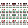 thumbnail image 1 of 10 Uds Pegatinas Pequeñas Duraderas Pegatina Palestina Impermeable para Eventos, 1 of 4