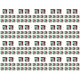 thumbnail image 1 of 10 Uds Pegatinas Pequeñas Duraderas Pegatina Palestina Impermeable para Eventos, 1 of 4