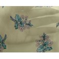 thumbnail image 4 of oneOone Georgette Viscose Light Yellow Fabric Leaves & Flower Floral Sewing Craft Projects Fabric Prints By Yard 42 Inch Wide, 4 of 4