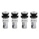 thumbnail image 2 of 10pcs TR161 Metal Car Truck Motorcycle Bolt In TubelessTire Tyre Valve Short Stems Kit with Dust Cap, 2 of 5