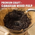 thumbnail image 3 of Pre-Folded Unbleached Cone Coffee Filters – Premium Thick Paper, Compatible with Pour-Over Coffee Makers (80 Filters), 3 of 4