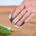 thumbnail image 4 of Stainless Steel Kitchen Tools Hand Finger Protector Knife Cut Slice Safe Guard Shredded Finger Guard, 4 of 6