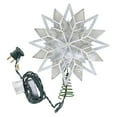 thumbnail image 5 of Kurt Adler 10-Light Capiz Treetop, White Glittered Star, 9.5", 5 of 7